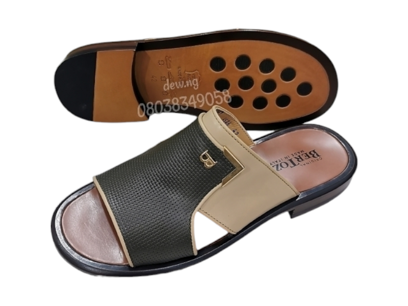 Original Italian Brown and Milk Colour Bertozzi Pam Slippers