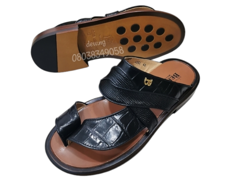 Original Italian Black Colour Bertozzi Pam Slippers